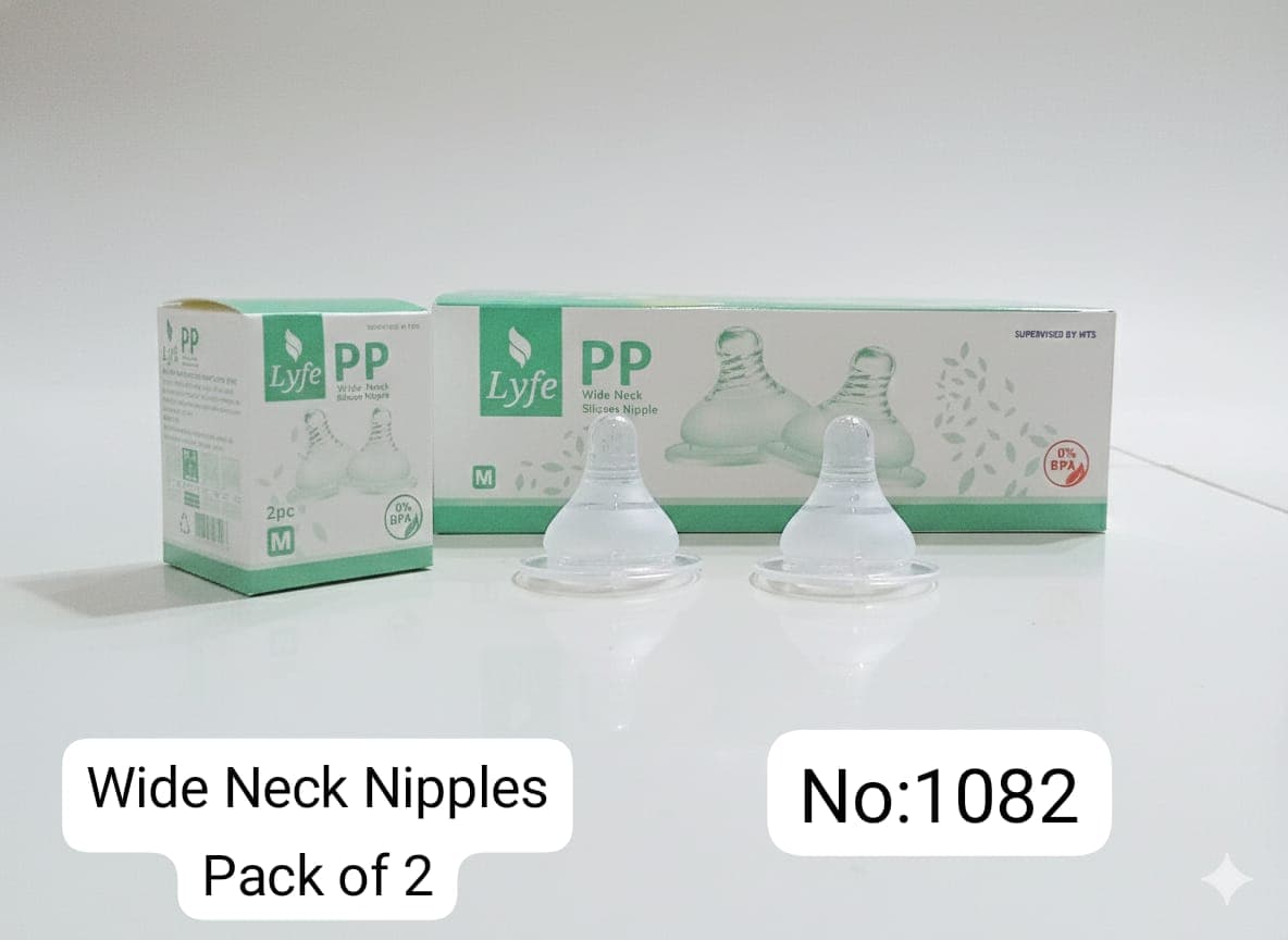 Wide Neck Teats Pack of 2